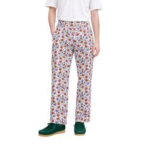 LAZY OAF Unisex Blooming Marvellous All Over Print Straight Leg Pants Size 32"